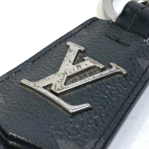 LOUIS VUITTON M63620 MonogramEclipse Porto Cles Cloche Cles Bag Charm Key Holder - Picture 3 of 10